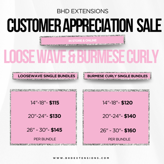 Back to School
 Loose Wave and Burmese ￼